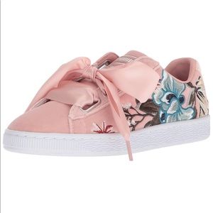 Puma women’s Basket Heart Hyper Embossed Sneaker